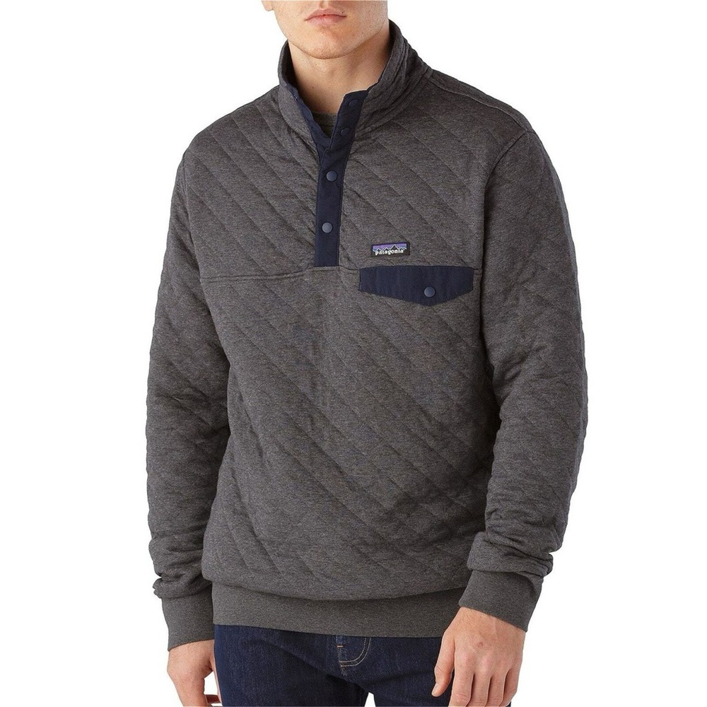Patagonia men’s organic cotton quilted pullover